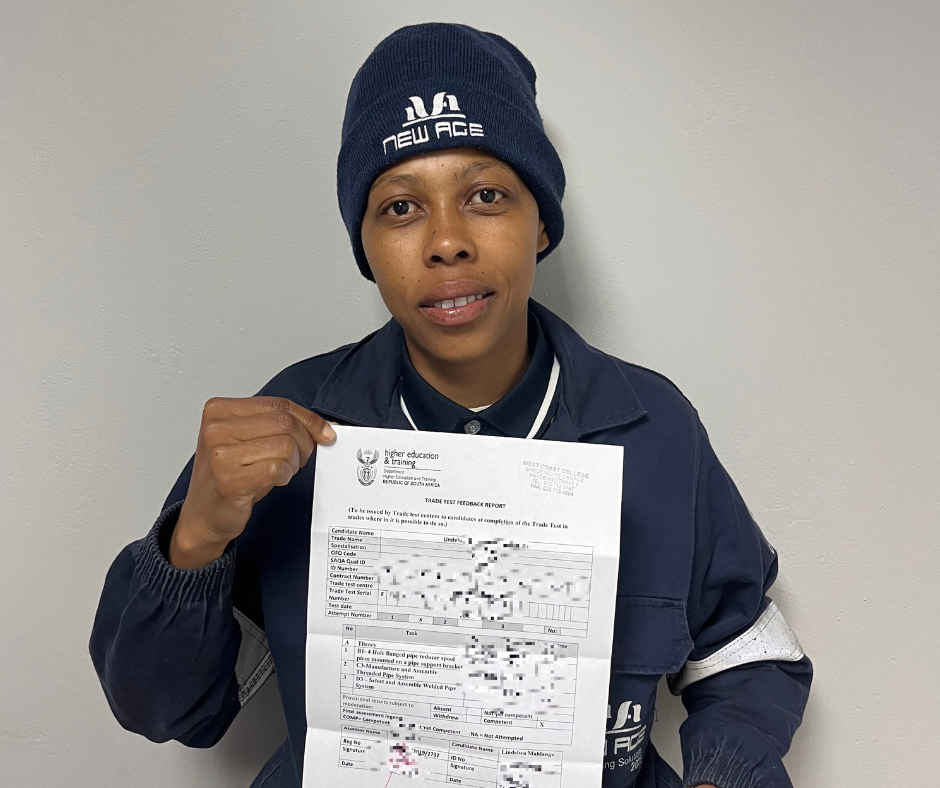 From Trainee to Red Seal Pipefitter: Lindelwa Mahlangu's Inspiring Journey 1 Trainee to Red Seal Pipefitter